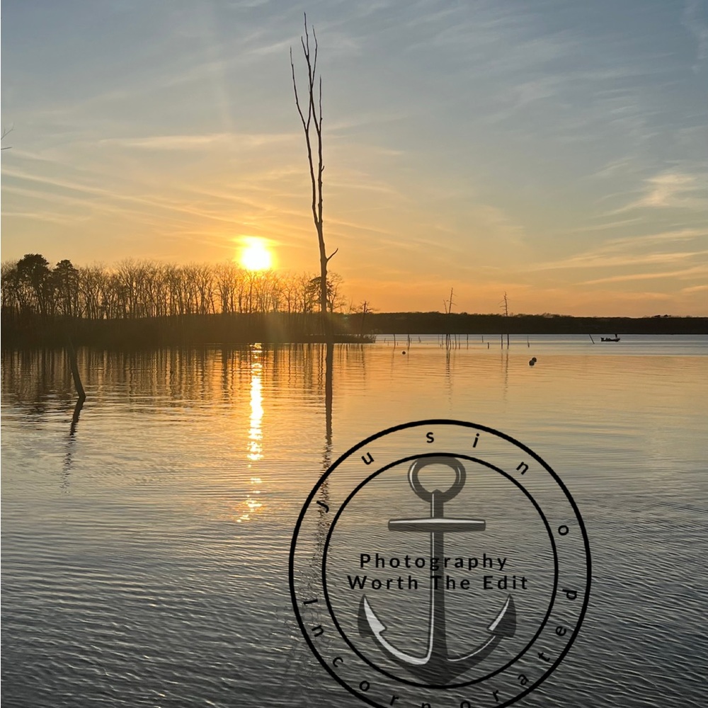 Sunset Lake Art Print